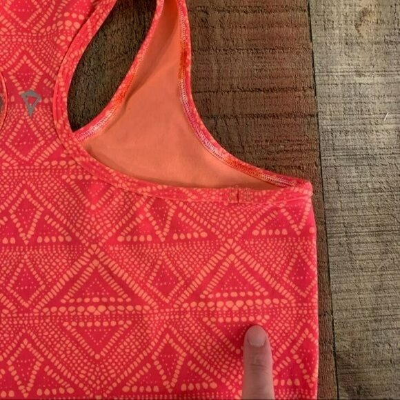 Ivivva girls neon pink and orange racer back tank top -8 - Picture 7 of 7